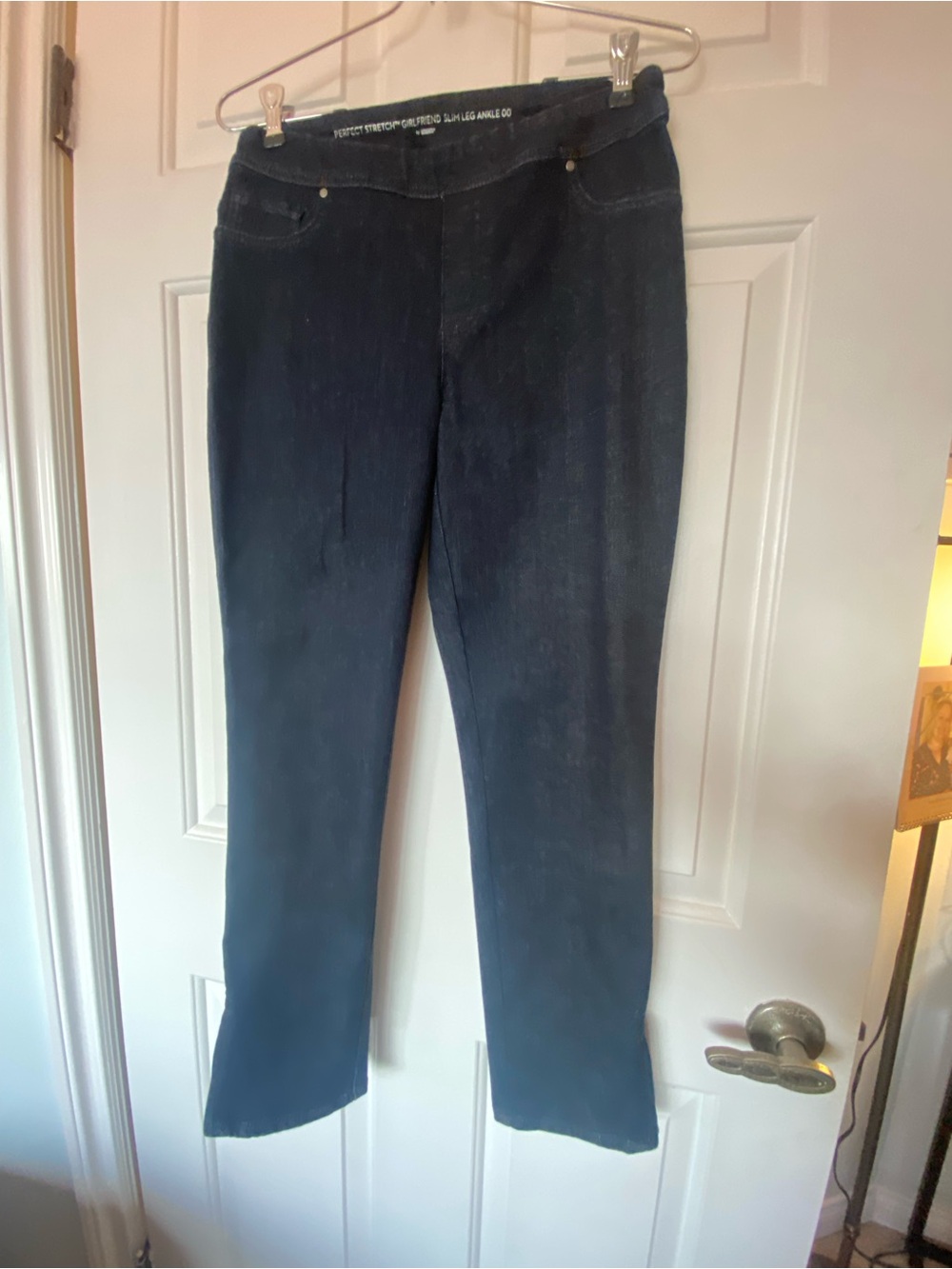 Chico's Dark Navy Straight Leg Jeans